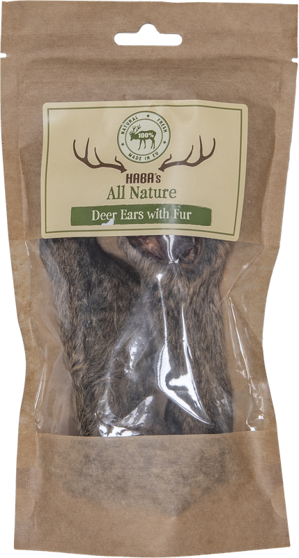 HAB ALL NATURE Hertenoren met vacht, 2st. Art. Nr. 00495