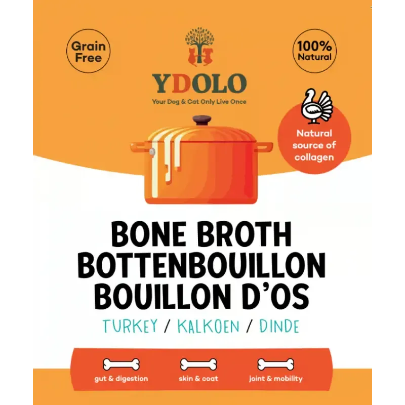 YDOLO bottenbouillon BIO Kalkoen 230ml Art. Nr. 00614