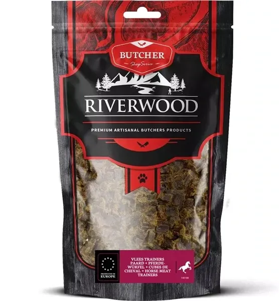 RIVERWOOD Vlees trainers PAARD 150gr. Art. Nr. 00851