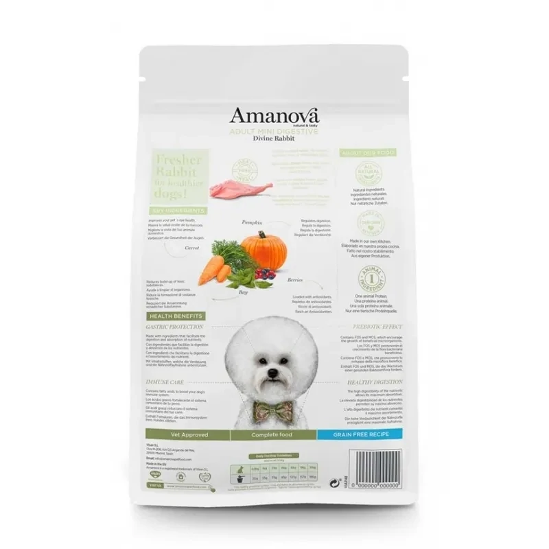 AM Adult Digestive Mini RABBIT and Pumpkin 2kg Art. Nr. 00552