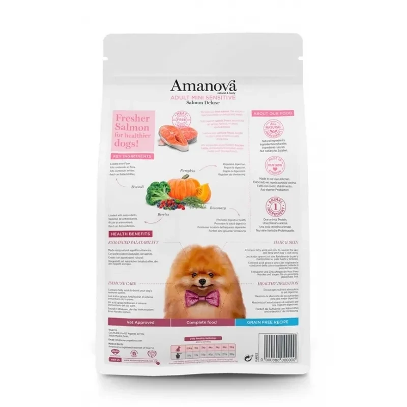 AM Adult Mini Sens. SALMON Deluxe 2kg  Art. Nr. 00548