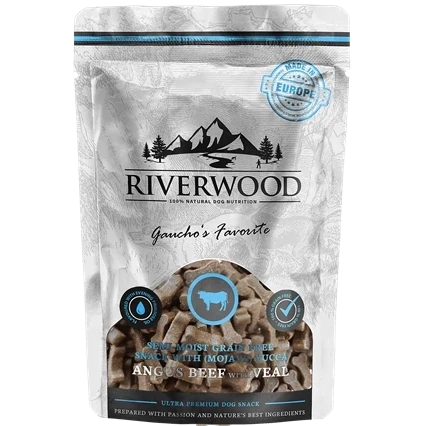 RIVERWOOD Semi Moist Snack Angus Beef 200gr Art. Nr. 00945