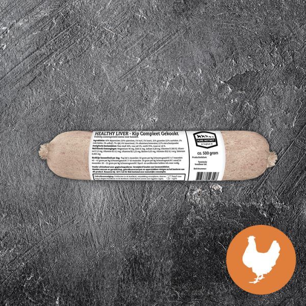 Pure Instinct Gekookt Healthy Liver Kip Compleet 500gr Art. Nr. 00379