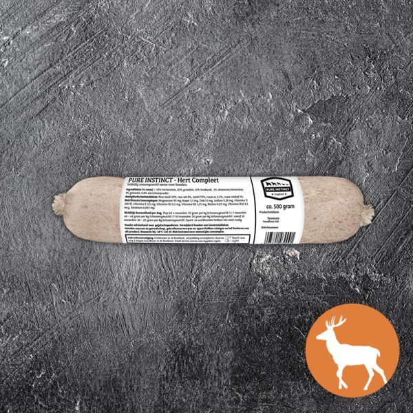 Pure Instinct Gekookt Hert 500gr Art. Nr. 00423