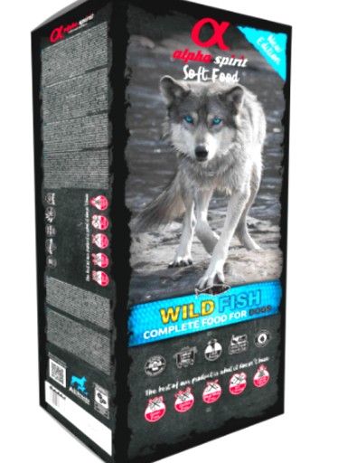 Alpha spirit Complete food for dogs semi-moist Wild fish Art. Nr. 01080