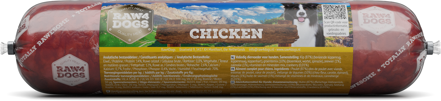 Raw4Dogs Chicken  Art. Nr. 00995