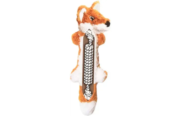 KONG® speelgoed knots scrunch wasbeer met touw Art. Nr. 00797