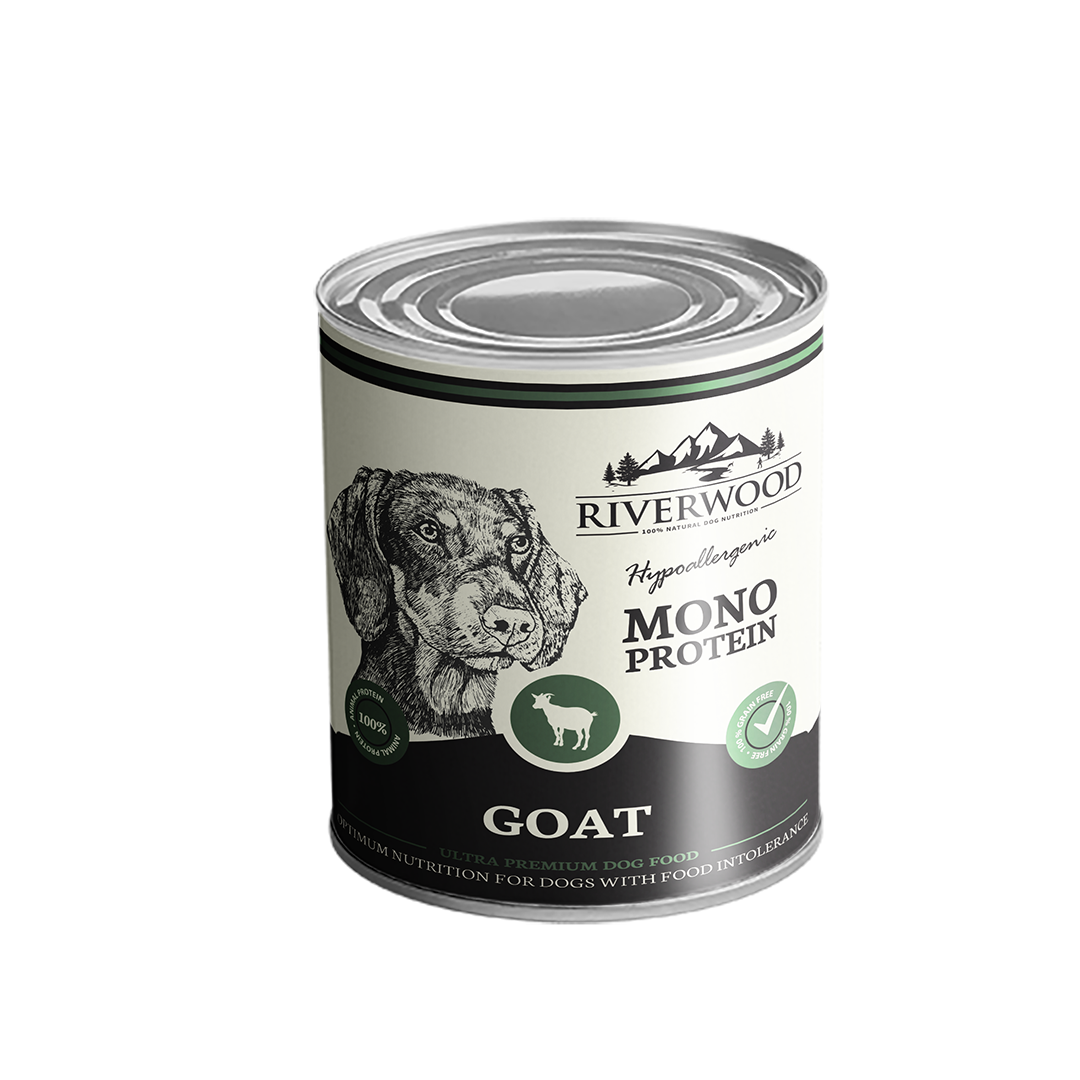 Riverwood natvoer Geit mono proteïne Art. Nr. 01000