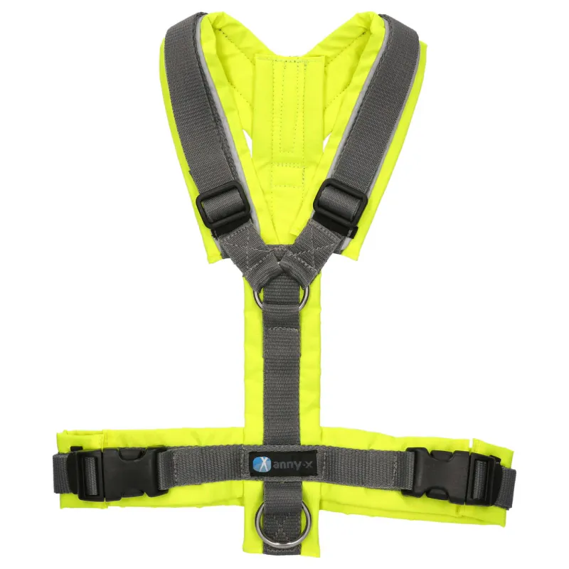 Annyx Reflecterend Y-tuig PROTECT - grijs/neongeel  Art. Nr.. 00909