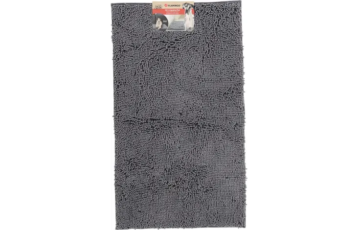 Droogloopmat fluffy rechthoekig grijs Art. Nr. 00086