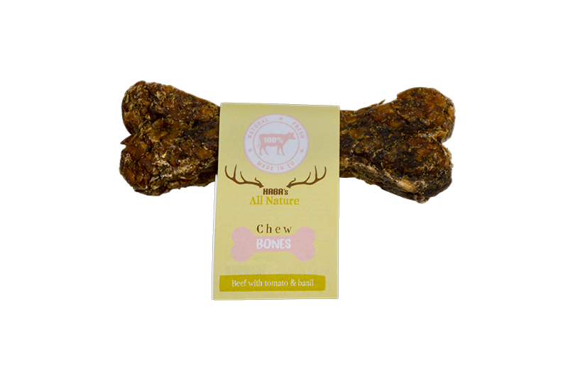 HAB Chewbone kauwbot   Rund met gedroogde tomaat Art. Nr. 01029