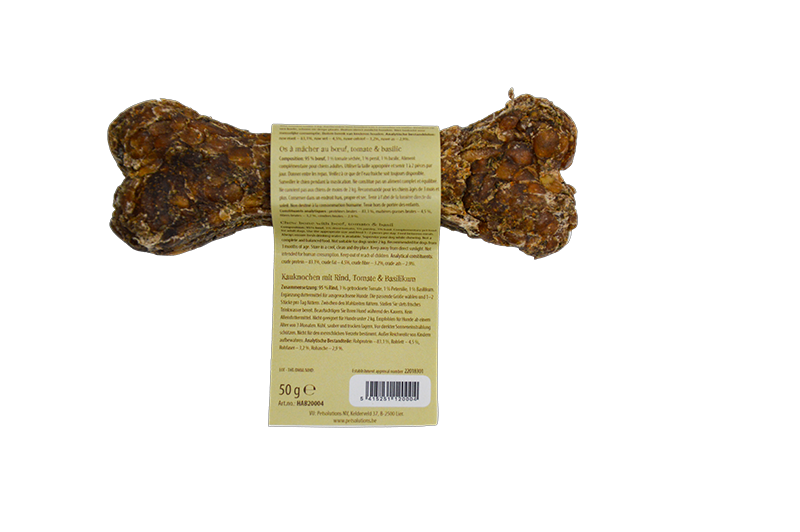 HAB Chewbone kauwbot   Rund met gedroogde tomaat Art. Nr. 01029