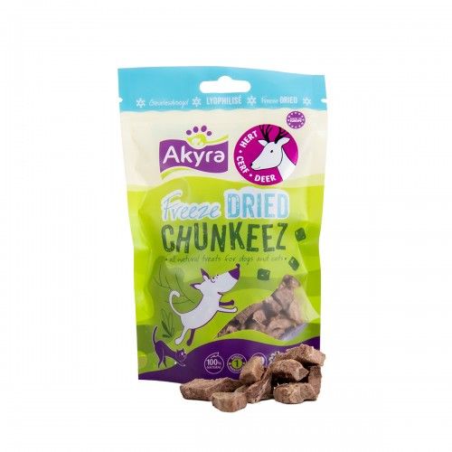 Akyra Freeze Dried Chunkeez hert Art. Nr. 01079