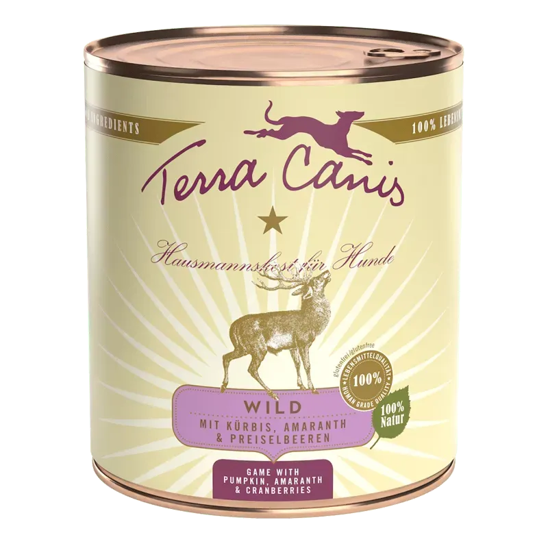Terra Canis classic wild met pompoen, veenbessen &amp; amaranth Art. Nr. 00728