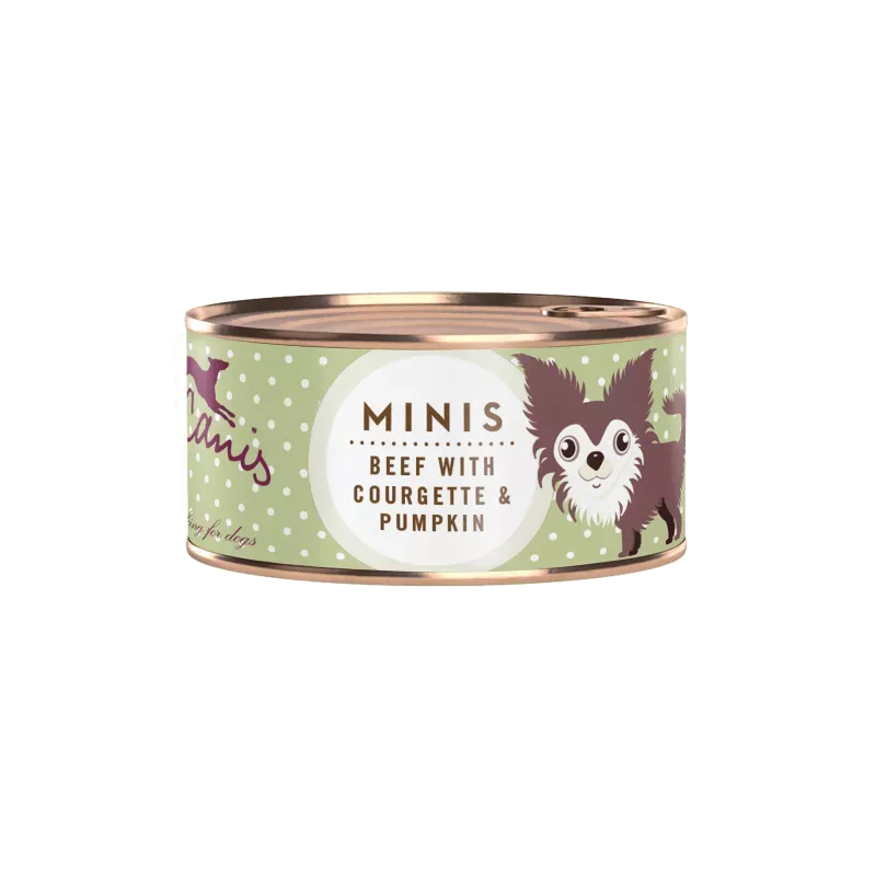 Terra Canis mini rund met courgette, pompoen &amp; oregano Art. Nr. 00252