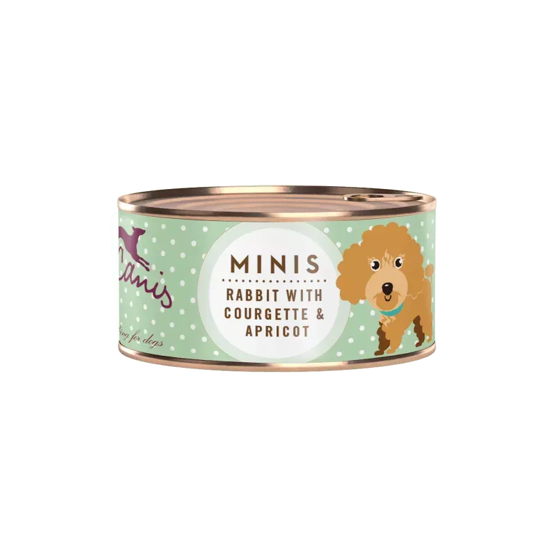 Terra Canis mini konijn met courgette en komkommerkruid (bernagie) Art. Nr. 00304