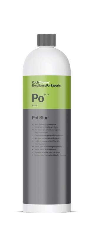 Pol Star - Áklæða-, Alcantara- og Leðurhreinsir 1Ltr