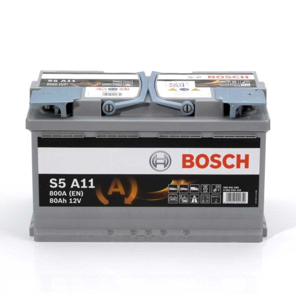 Bosch Rafgeymir 12V 80Ah/800A Silver AGM Bosch Rafgeymir 12V 80Ah/800A Silver AGM