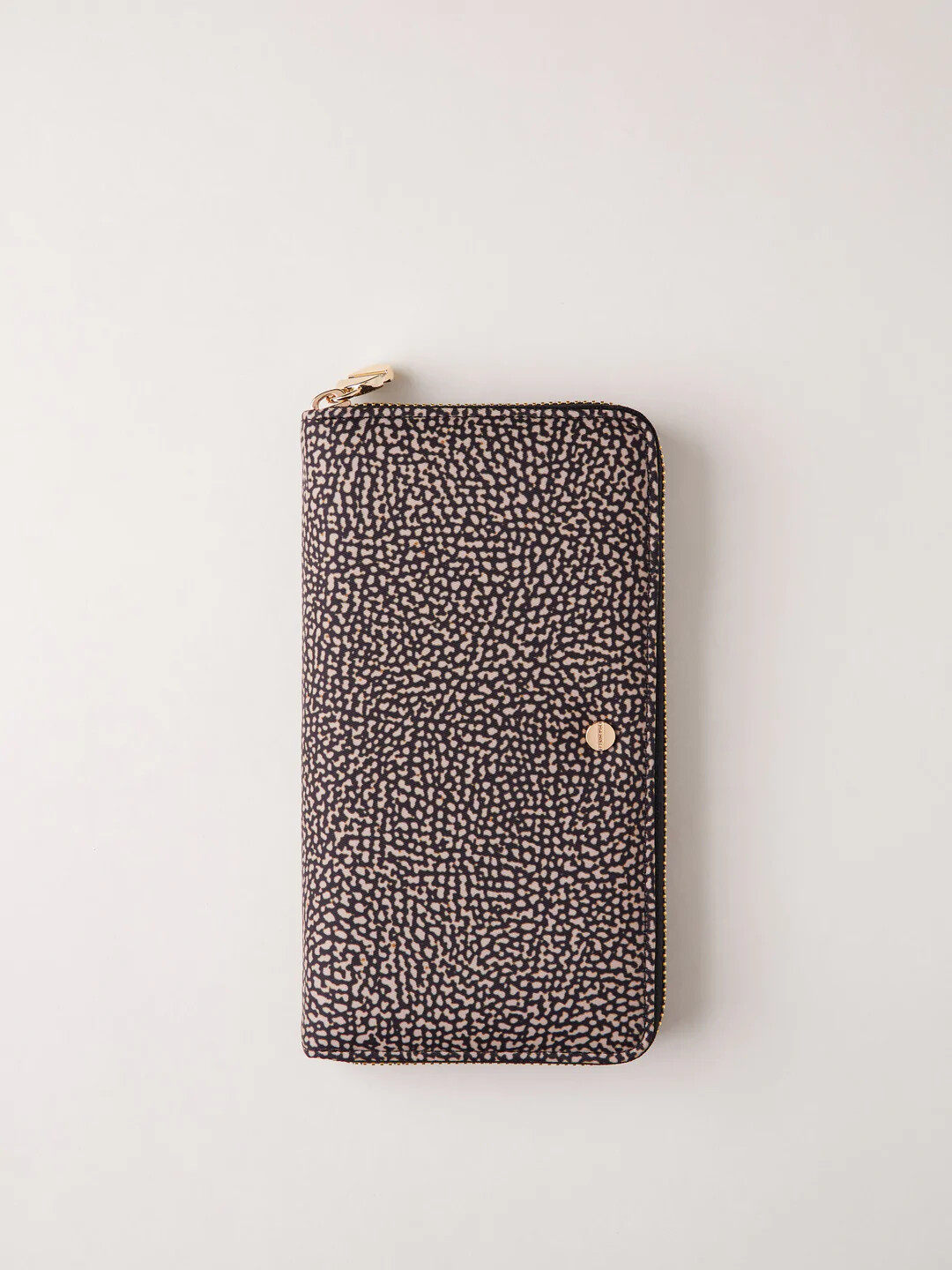 PORTAFOGLIO ZIP AROUND - NATURAL BLACK