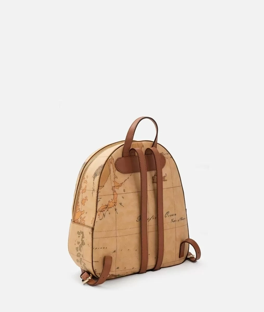 ZAINO CON INSERTI FRONTALI IN PELLE