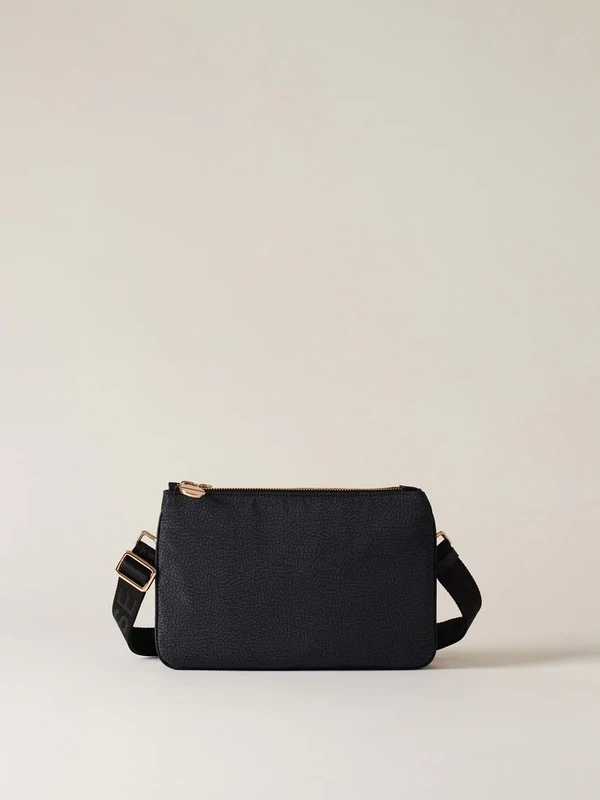 TRACOLLA SCOMPARTATA ECO LINE - DARK BLACK