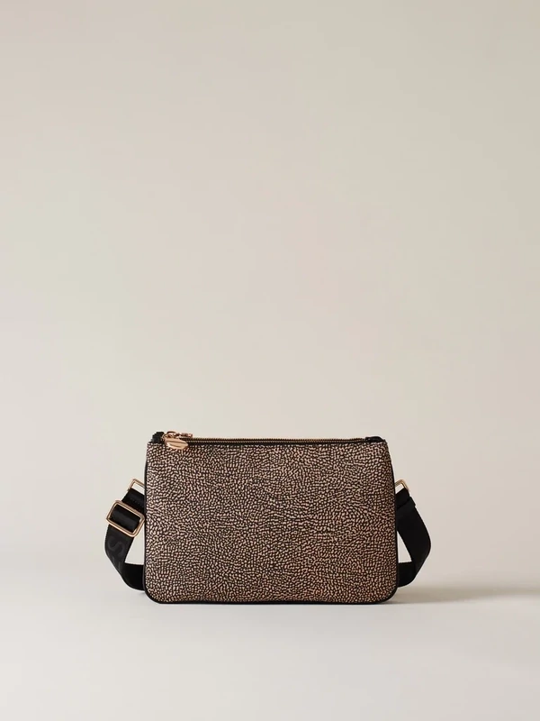 TRACOLLA SCOMPARTATA ECO LINE - NATURAL BLACK