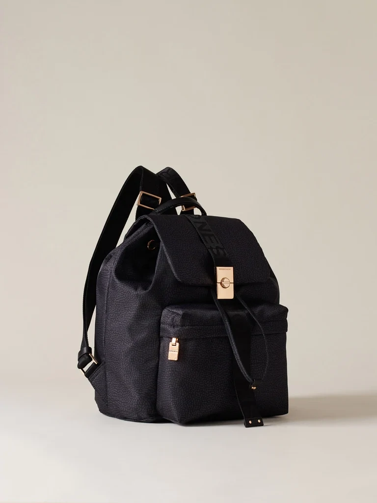 ZAINO CORTINA MEDIUM- DARK BLACK