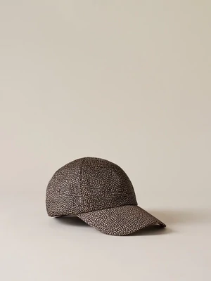 CAPPELLO BASEBALL DI TESSUTO OP- NATURAL/BLACK