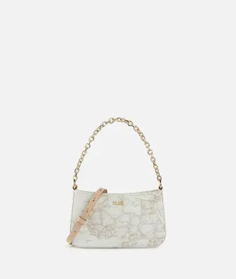 POCHETTE CON TRACOLLA - GEO WHITE