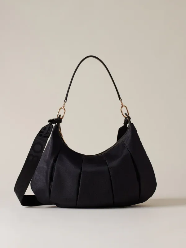 CROISSANT HOBO MEDIUM - NERO