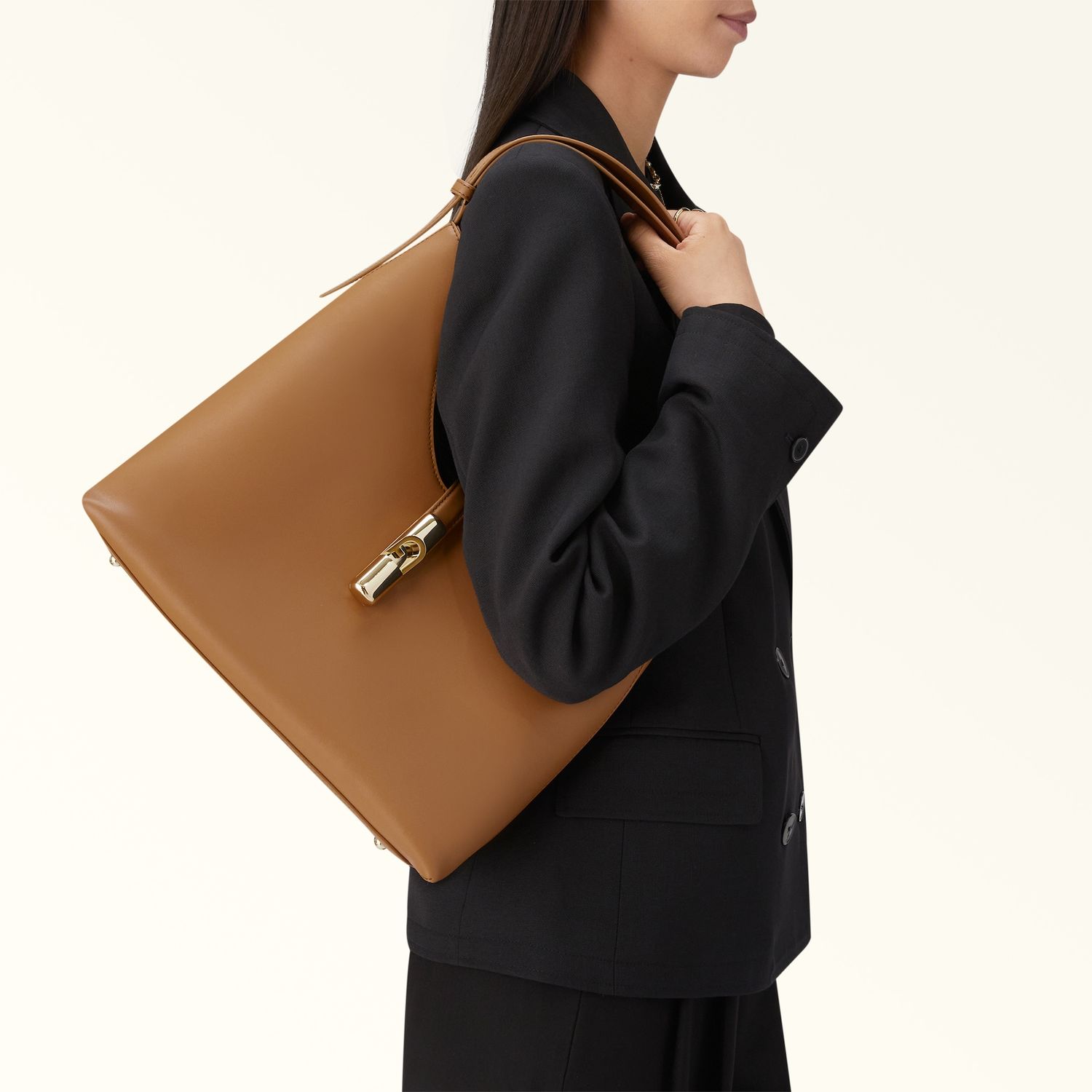 Furla goccia borsa a spalla - Brandy