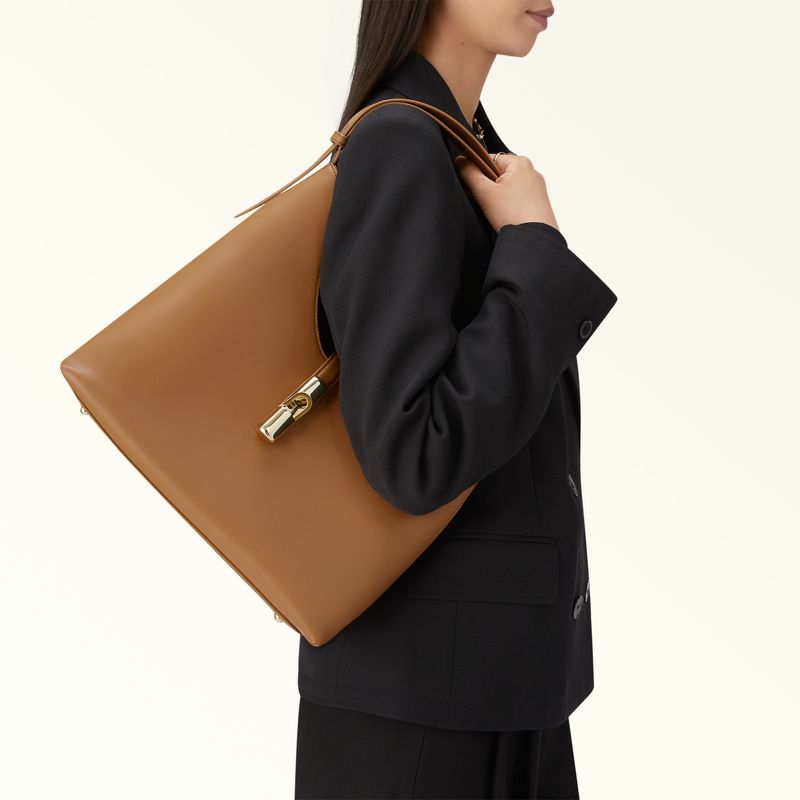 Furla goccia borsa a spalla - Brandy