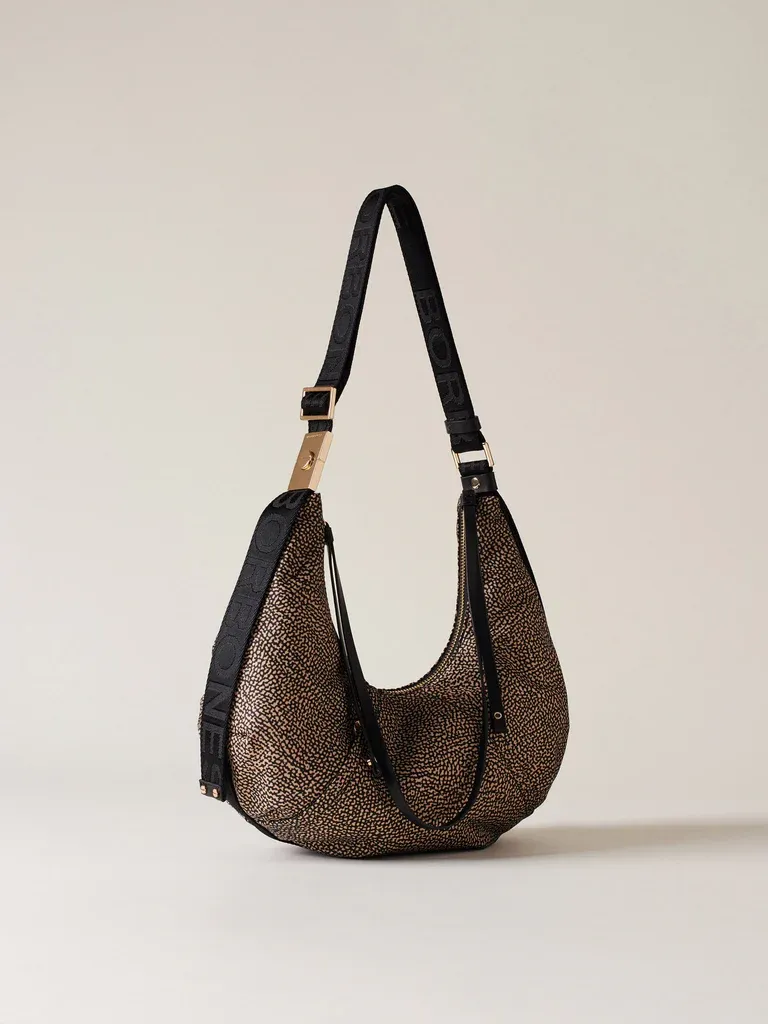 FOLD HOBO SMALL - NATURAL BLACK