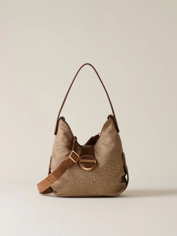 ECLIPSE HOBO SMALL- BEIGE/BROWN