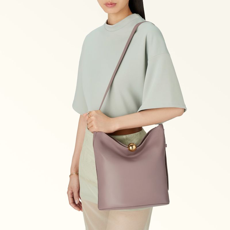 FURLA BORSA  SECCHIELLO SFERA - MAUVE