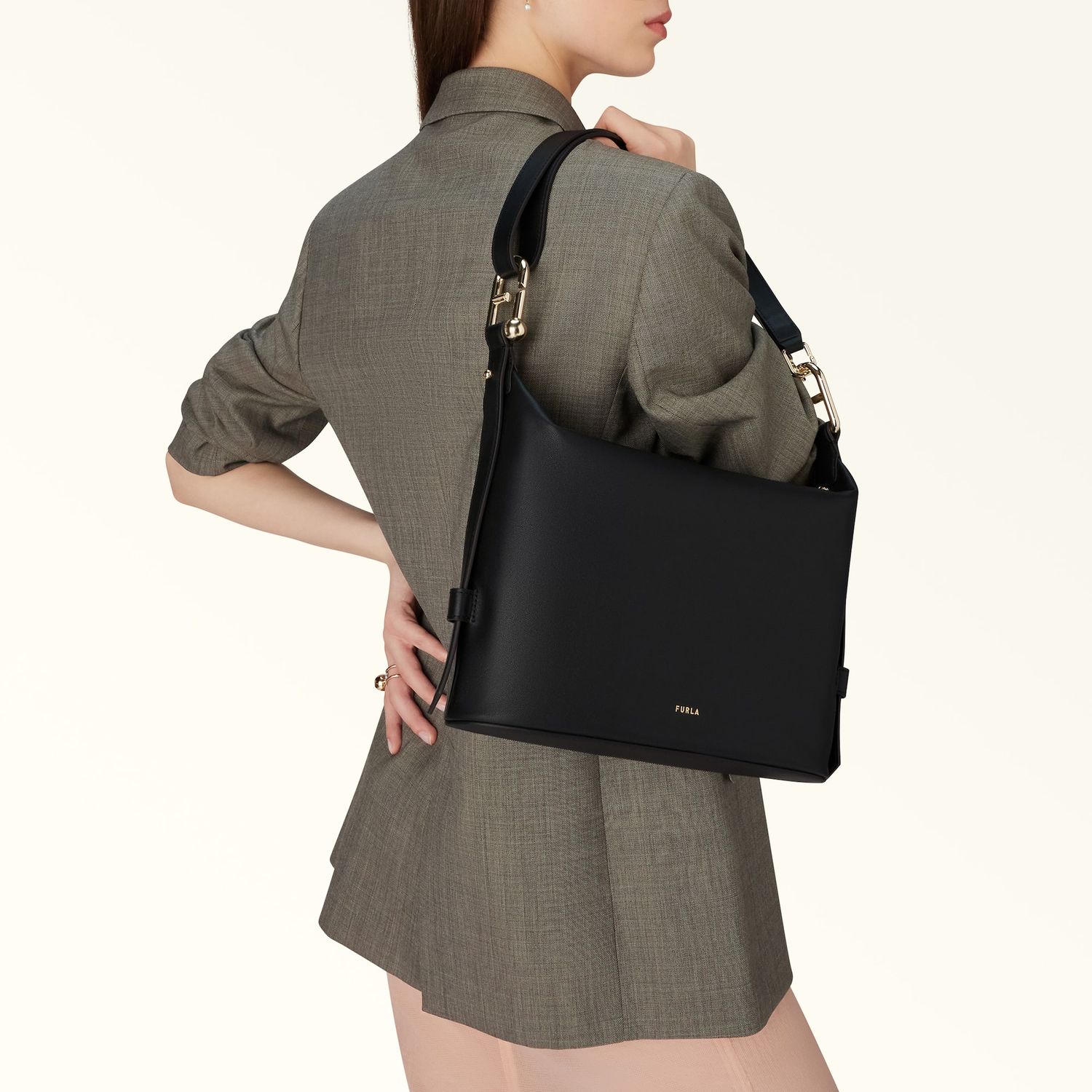 Furla Nuvola borsa a spalla - Nero
