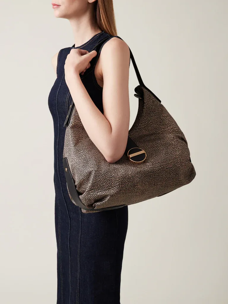 ECLIPSE HOBO MEDIUM - NATURAL BLACK