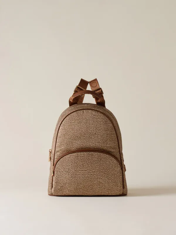 ZAINO MEDIUM- BEIGE/ MARRONE