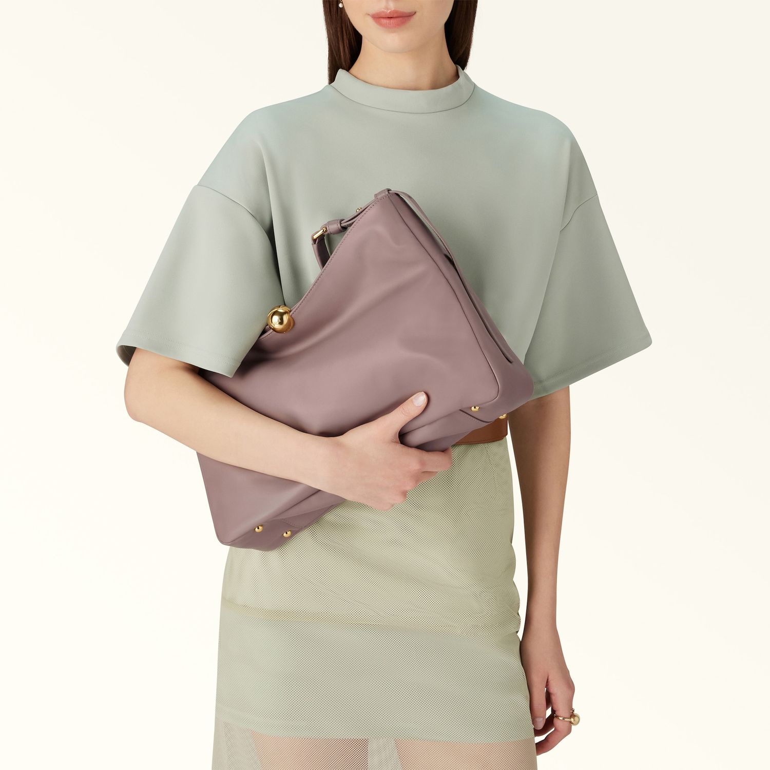 Furla sfera soft borsa a spalla -Mauve