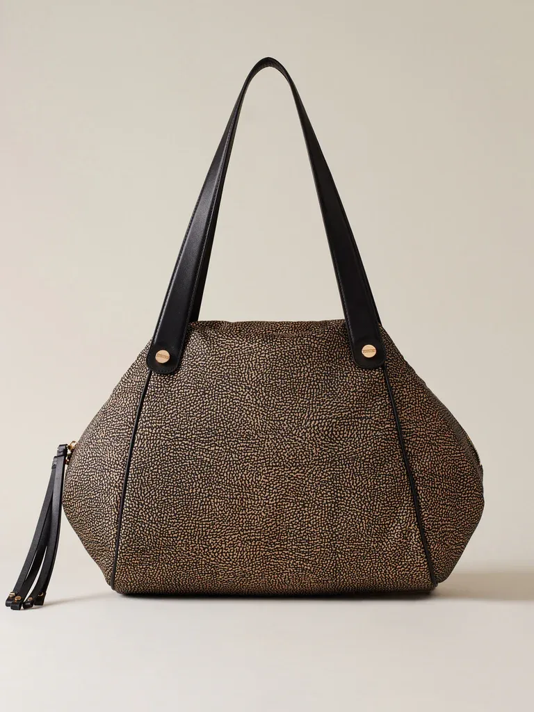 MARIE SHOPPER LARGE - NATURAL BLACK