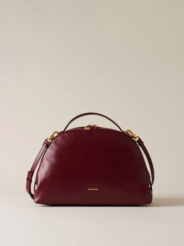 BAULETTO IN PELLE MEDIUM  - MERLOT