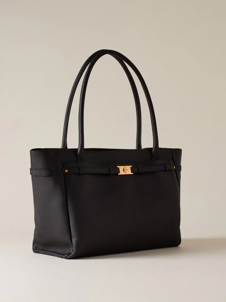 TORINESE BORSA SHOPPING LARGE - NERO