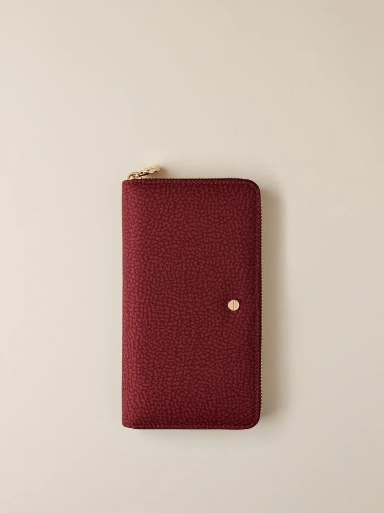 PORTAFOGLIO ZIP AROUND MEDIUM - MERLOT
