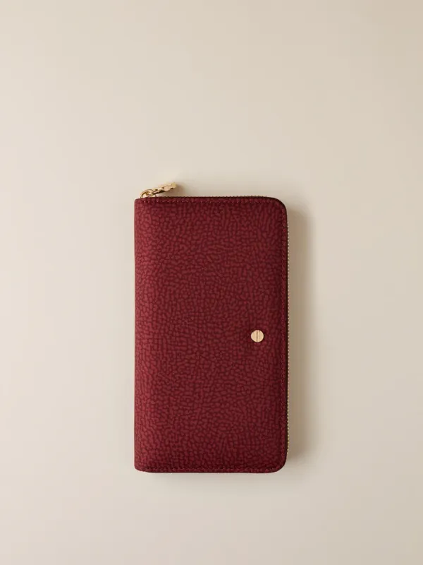 PORTAFOGLIO ZIP AROUND MEDIUM - MERLOT