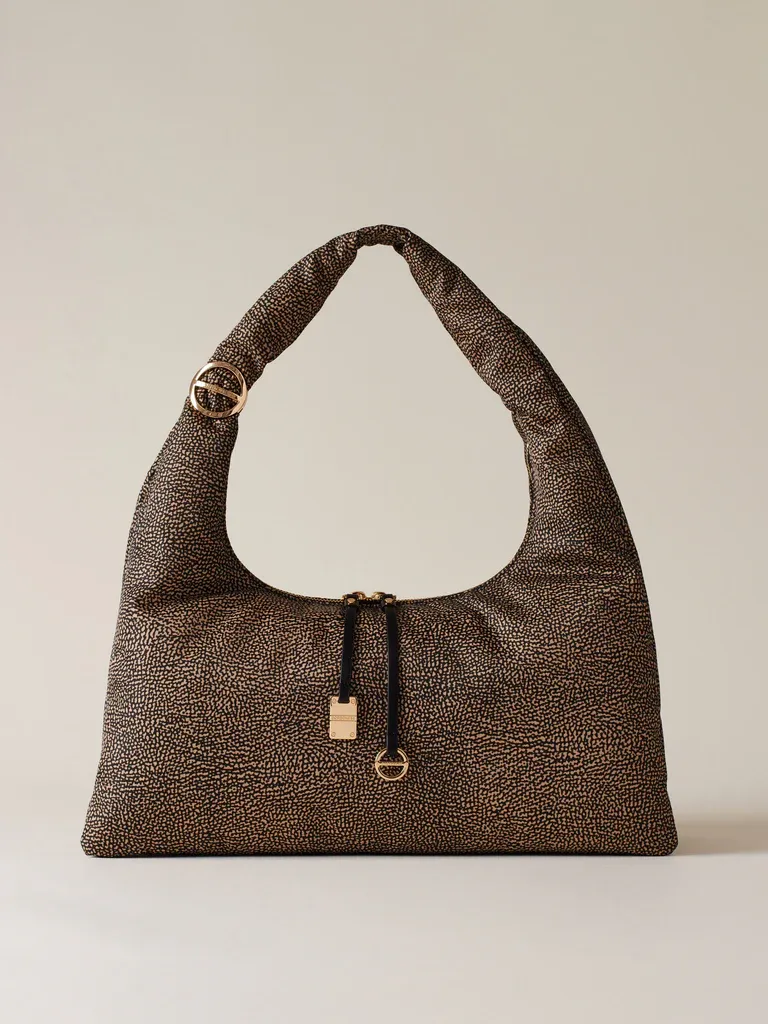 TWINNIE BORSA HOBO LARGE - NATURAL BLACK