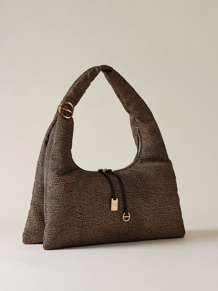 TWINNIE BORSA HOBO LARGE - NATURAL BLACK