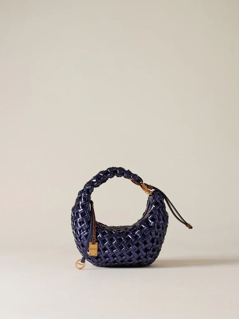 NIDO BORSA HOBO MINI - KLEIN BLU