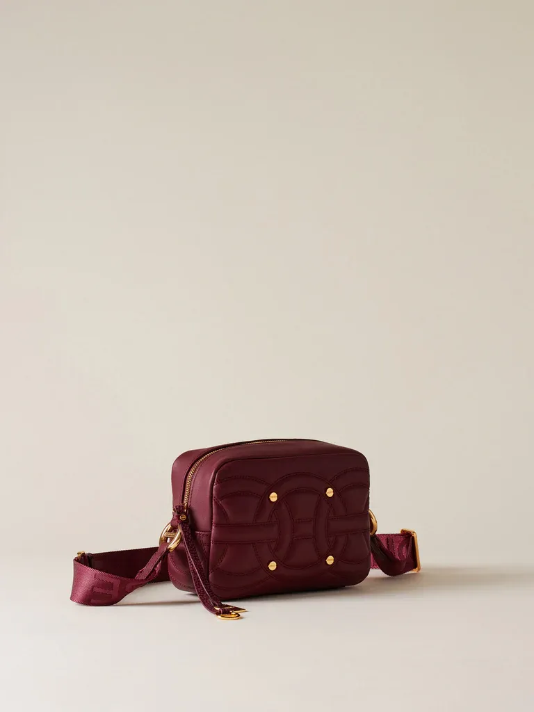 RONDO' CAMERA CASE SMALL - MERLOT