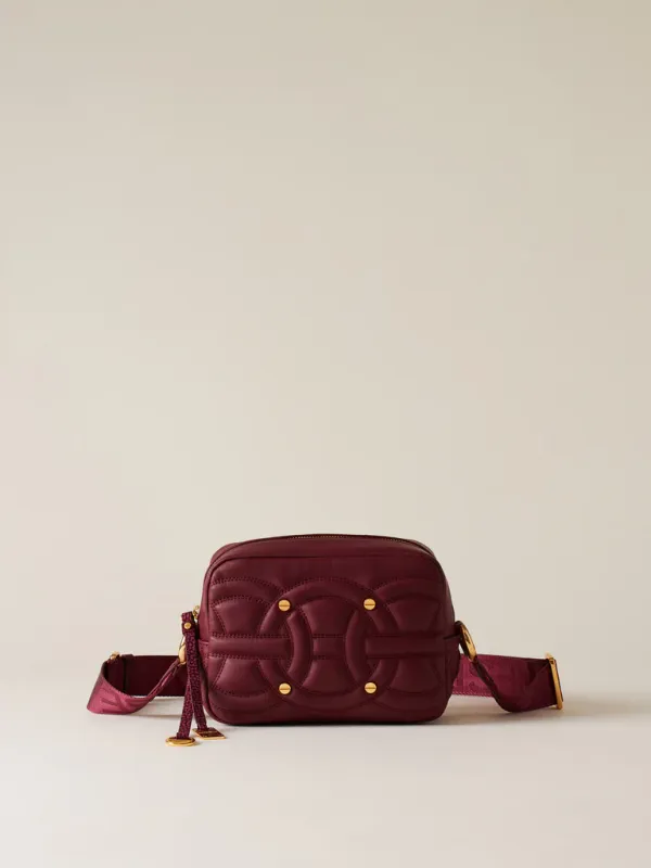 RONDO' CAMERA CASE SMALL - MERLOT