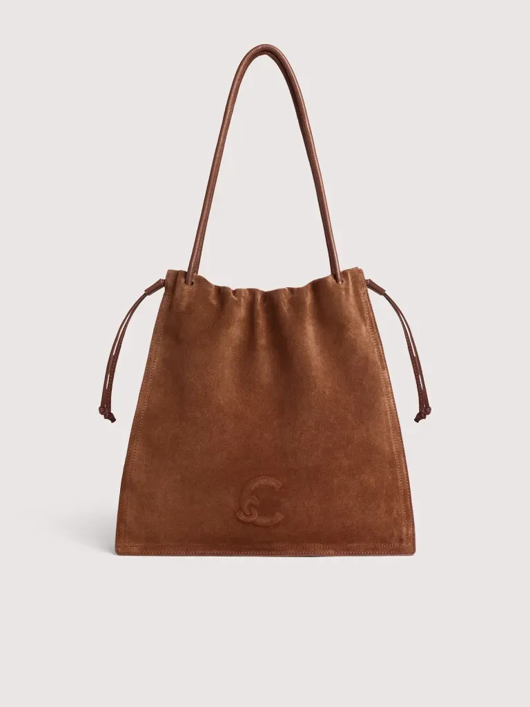 COCCINELLE DULSE SUEDE - COGNAC